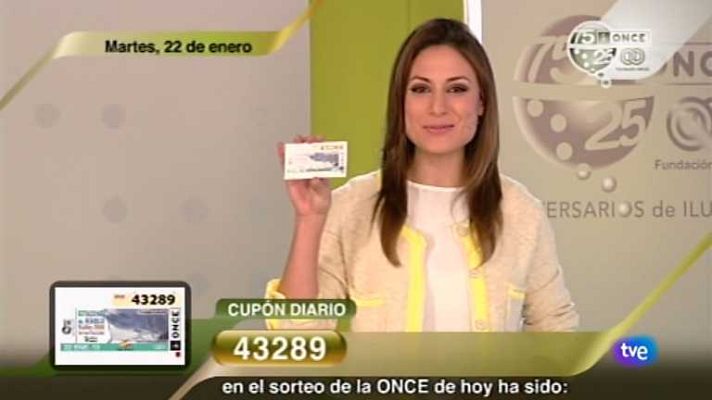 Sorteos ONCE - Sorteo ONCE - 22/01/13