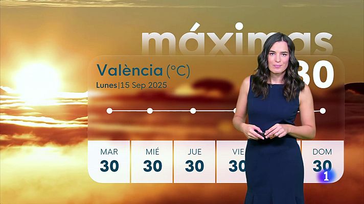 L'informatiu - Comunitat Valenciana - El tiempo en la Comunitat Valenciana 15/09/25