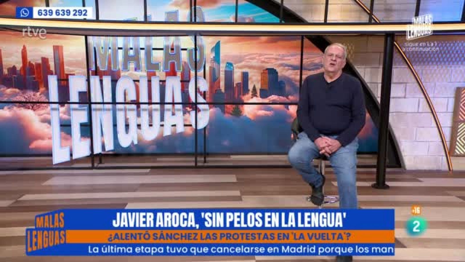 Javier Aroca en “Sin pelos en la lengua” - Malas lenguas | Ver
