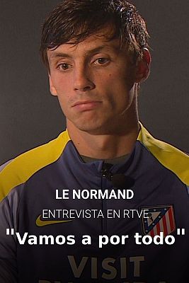 Le Normand, a TVE: "Tenemos una plantilla amplia, vamos a por todo"