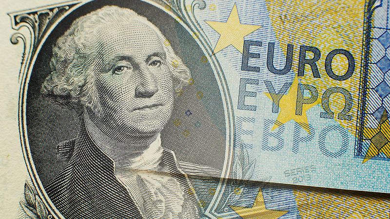 Efectos de la apreciación del euro frente al dólar - Telediario 1 | Ver