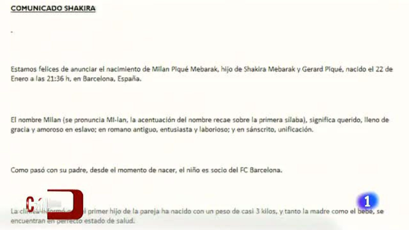 Shakira y Piqué ya son papás - D Corazón | Ver