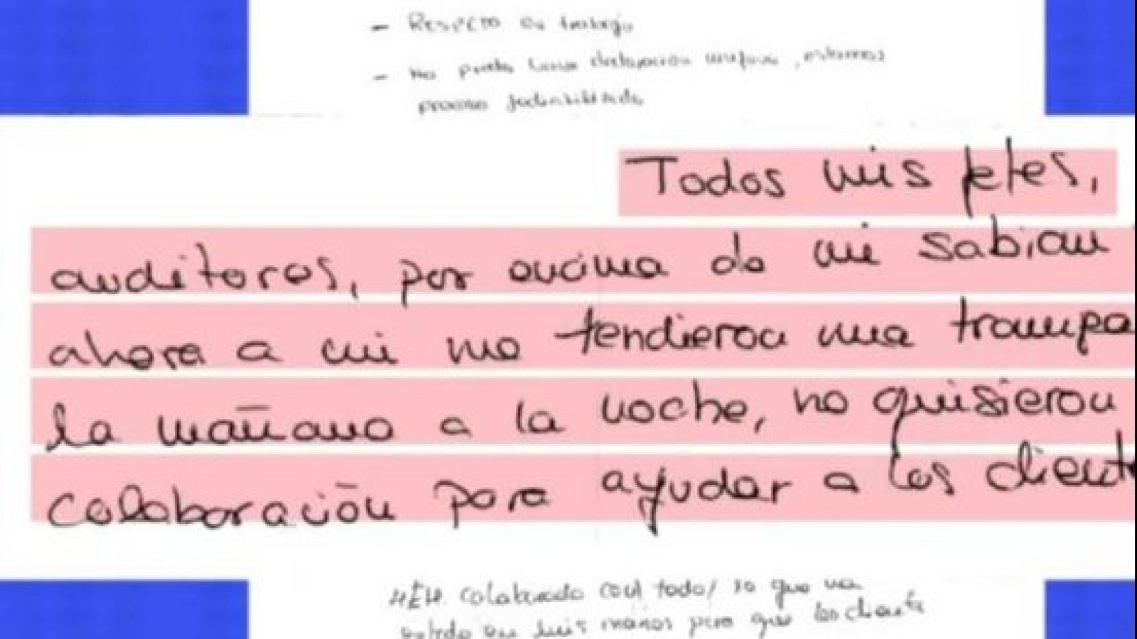 "No cobraron porque no quisieron", las declaraciones de Pili, "La Beata", en la carta - Directo al grano | Ver