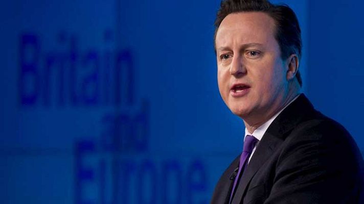 Telediario 1 - Discurso de David Cameron