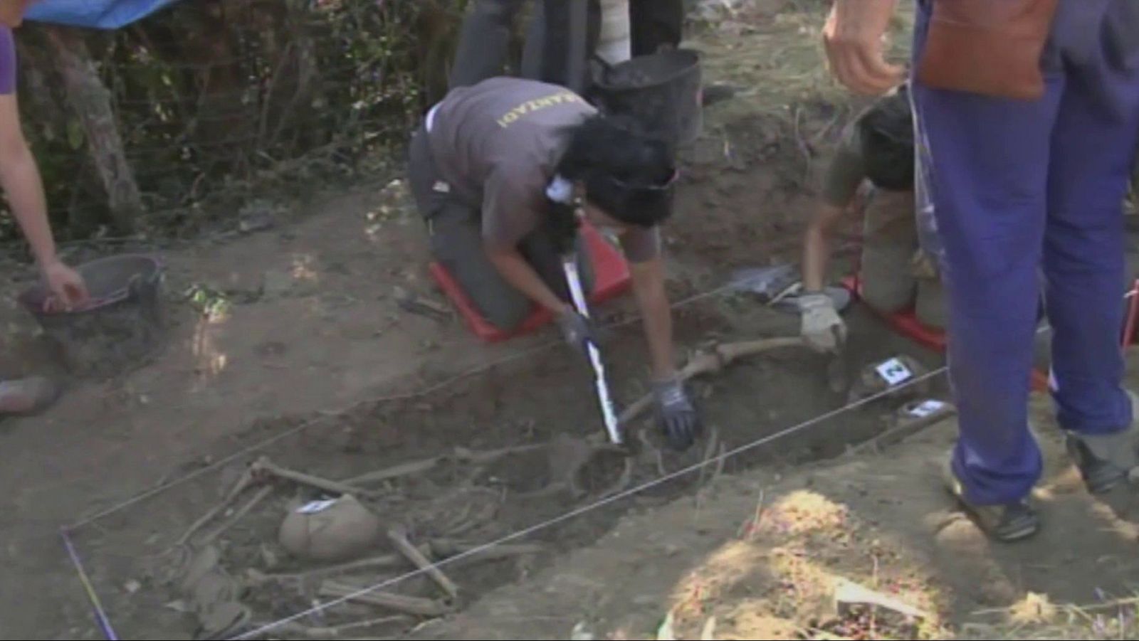 Inicio exhumación de Burutáin, en Navarra | Ver ahora