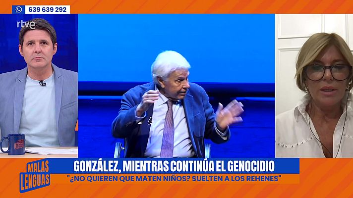 Malas lenguas - Esther Palomera, contundente sobre Felipe González y Aznar