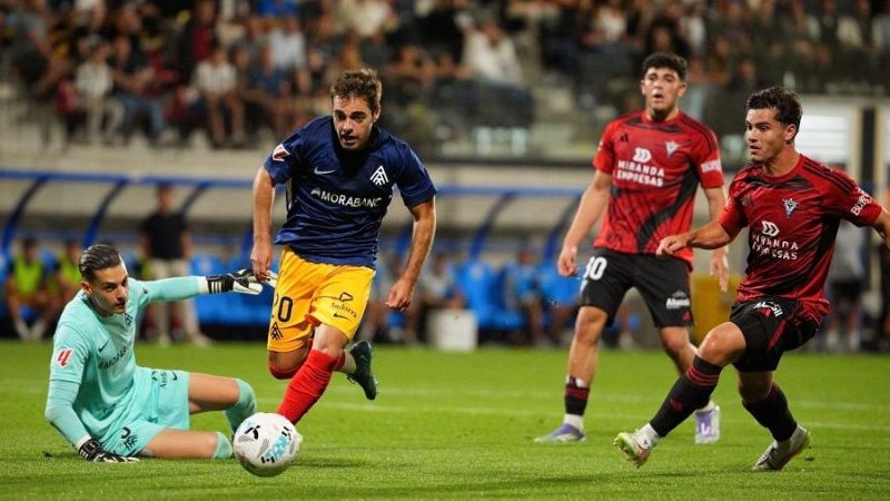 Andorra - Mirandés: resumen del partido de la 6ª jornada de Liga | Ver