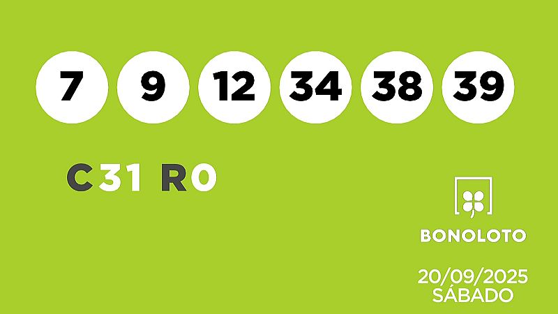 Sorteo de la Lotería Bonoloto del 20/09/2025 - Ver ahora