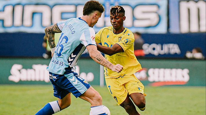 Resúmenes de LaLiga - Málaga - Cádiz: resumen del partido de la 6ª jornada de Segunda