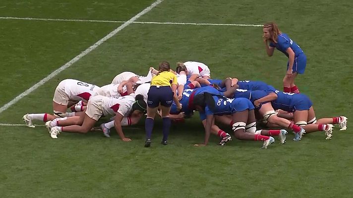 Rugby - Campeonato del Mundo Femenino. 2ª semifinal: Francia - Inglaterra