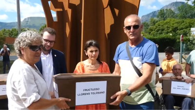 Entrega restos presos identificados del cementerio de Ordu�a (Bizkaia) | Ver ahora