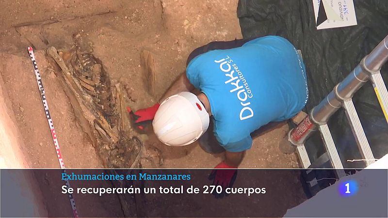 Exhumación de ocho fosas comunes en Manzanares (Ciudad Real) | Ver ahora