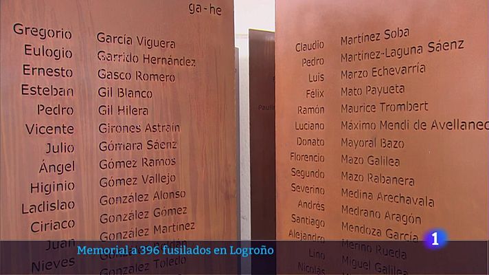 Informativo Telerioja - Memorial en las fosas del cementerio de Logroño (La Rioja)