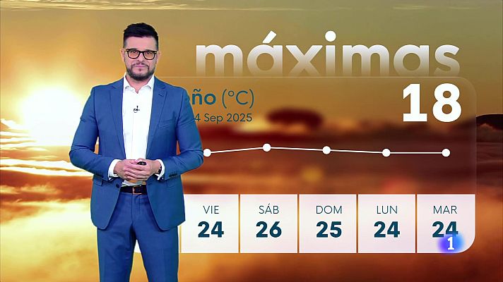 Informativo Telerioja - El tiempo en la rioja - 24-09-2025