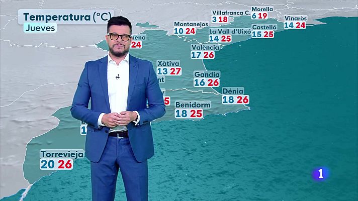 L'informatiu - Comunitat Valenciana - El Tiempo en la Comunitat Valenciana - 24/09/25