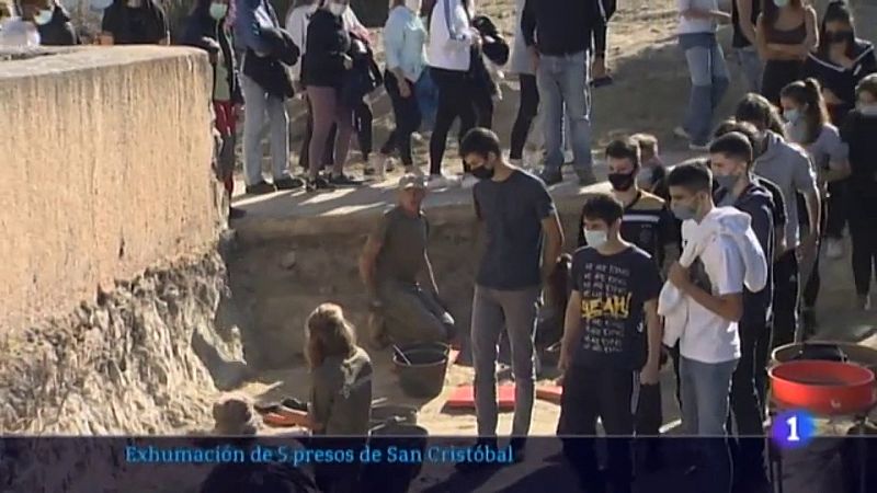Exhumación de la fosa del cementerio de Elcarte en Berrioplano (Navarra) | Ver ahora