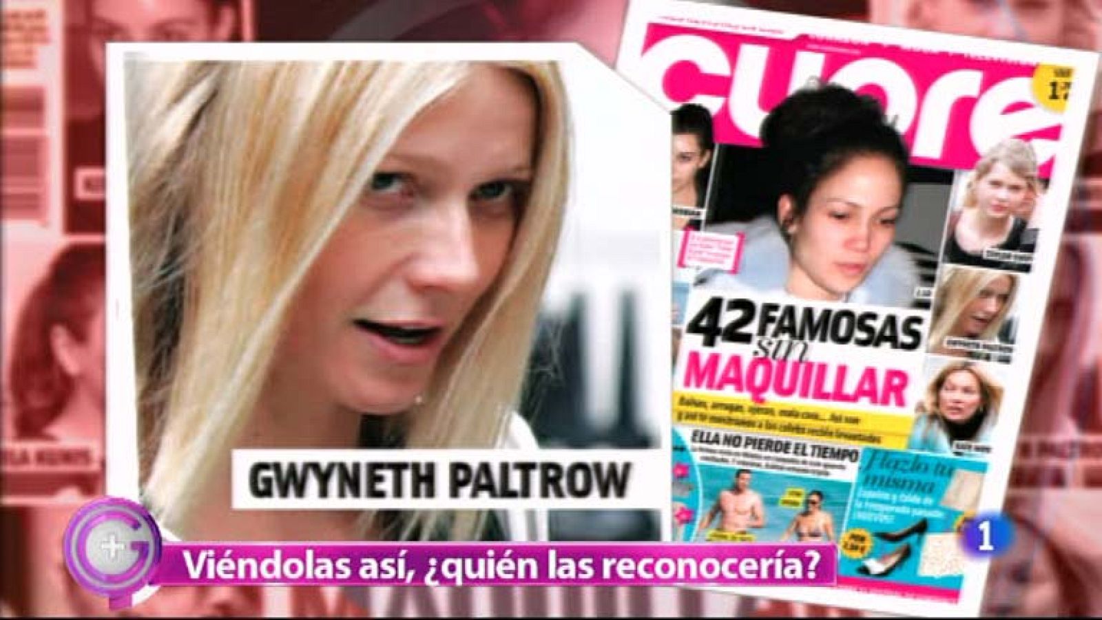 Más Gente - Una revista nos desvela a muchas famosas sin maquillaje