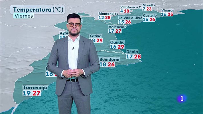 L'informatiu - Comunitat Valenciana - El tiempo en la Comunitat Valenciana 25/09/25