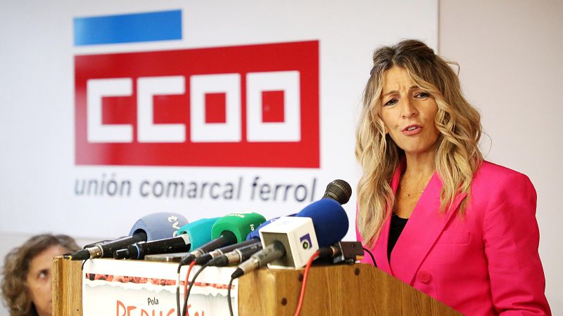 Díaz replica a Garamendi por defender el "esfuerzo" frente a la reducción de jornada: "No sabe qué es trabajar 40 horas"