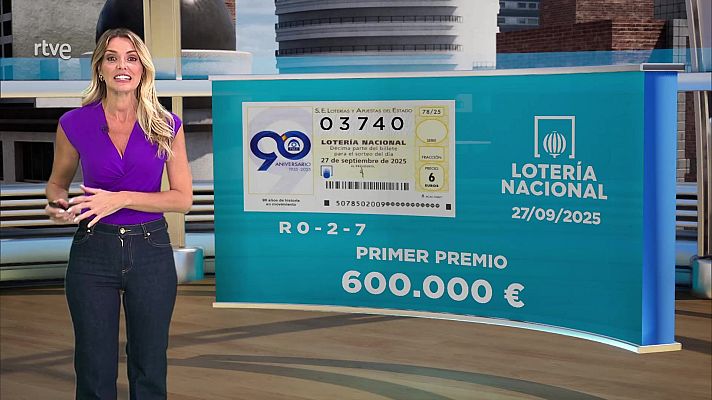 Loterías - Sorteo de la Lotería Nacional del 27/09/2025