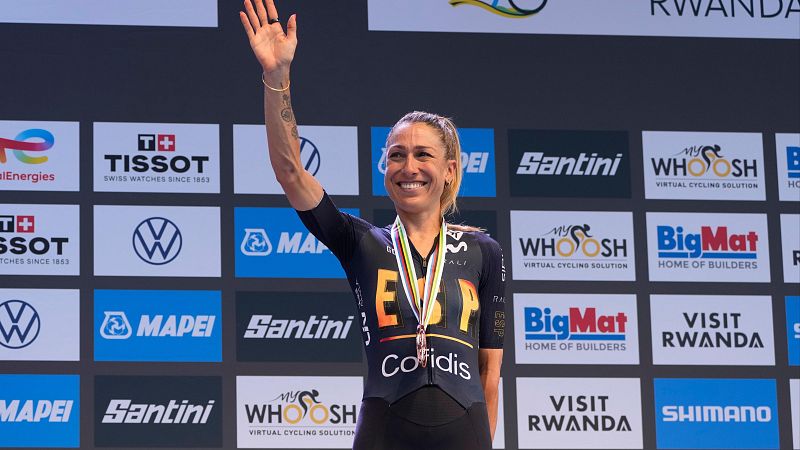 Mavi García, bronce mundial de ciclismo en ruta