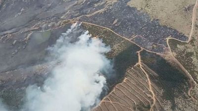 El incendio de Pe�alba de la Sierra entra en Segovia | Ver