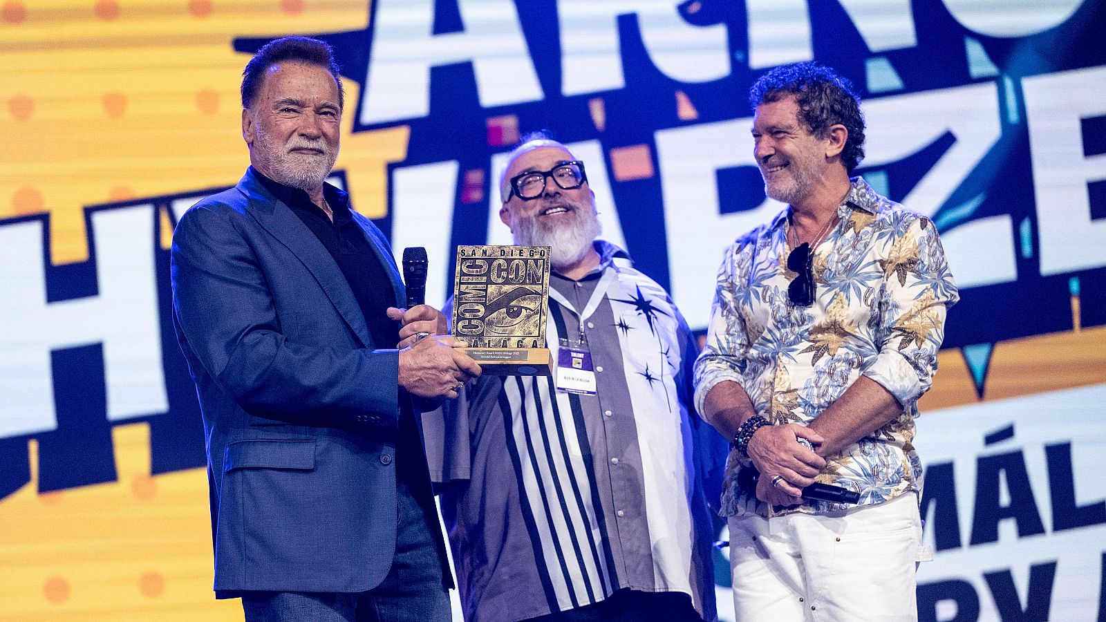 Schwarzenegger emociona a los fans de la Comic-Con San Diego de Málaga | Ver