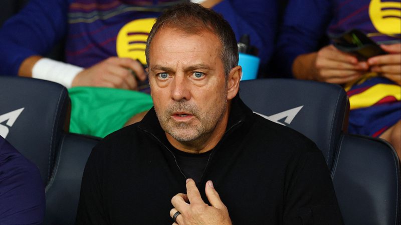 Hansi Flick: "Cualquier jugador que juegue da el 100%, estoy muy orgulloso del equipo"