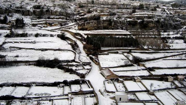 Telediario 1 - Temporal de nieve