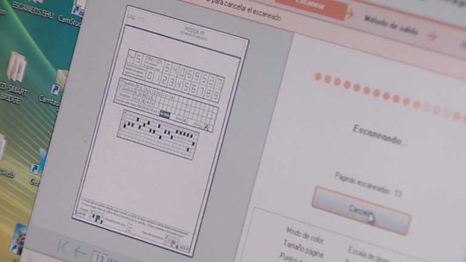 Corrección de exámenes a alta velocidad