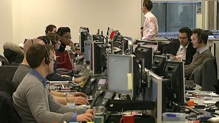 Telediario 1 - Precaución inversora en Reino Unido