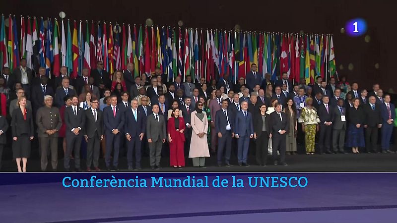 Illa i Sánchez contra el genocidi a Gaza a la Mondiacult - L'Informatiu | Veure