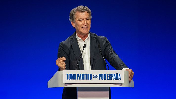Telediario 1 - El PP endurece su política migratoria frente al "descontrol" del Gobierno