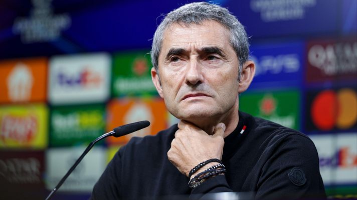Fútbol - Ernesto Valverde: "Estar en la Champions es un premio, pero al mismo tiempo queremos competir"