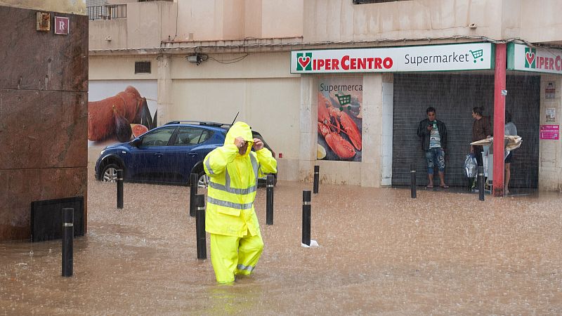 El temporal de lluvias golpea a Ibiza y Formentera