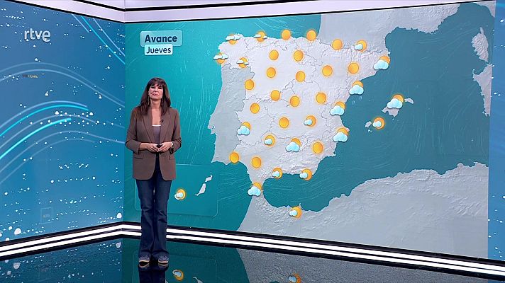 El tiempo - Máximas en aumento en buena parte la Península, en descenso en archipiélagos e interior sur Levante