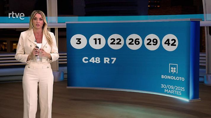 Loterías - Sorteo de la Bonoloto y Euromillones del 30/09/2025