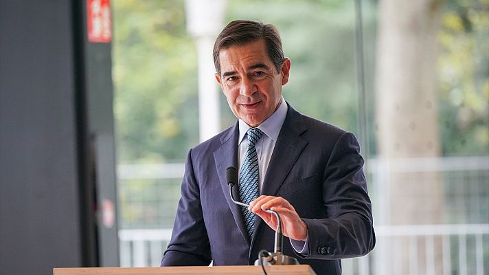 Telediario 1 - El presidente del BBVA confía en el apoyo mayoritario de los accionistas del Sabadell: "Es una oferta imbatible"