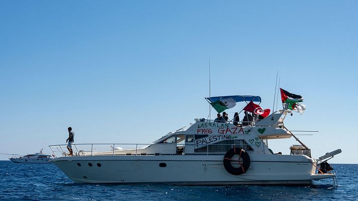 Informativo 24h - Tripulantes de la flotilla confirman que Israel está "metiéndose en algunos barcos"