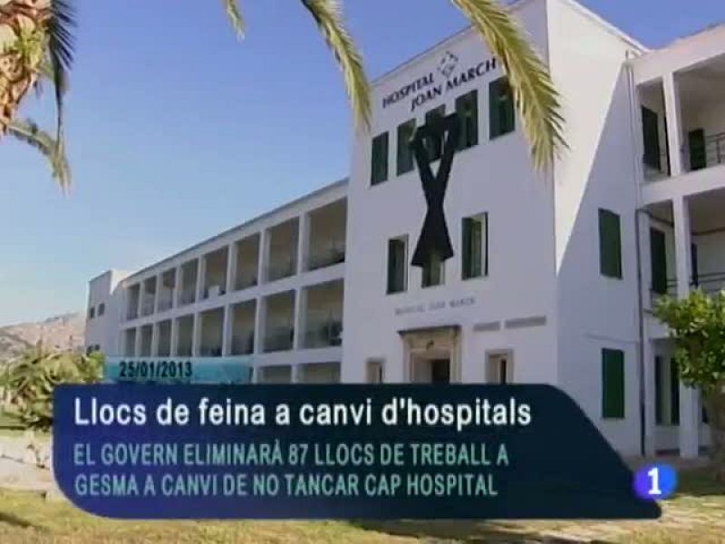 Informatiu Balear en 2' - 25/01/13 | Ver