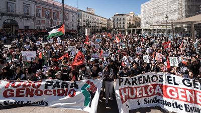 Manifestaciones en toda España para apoyar a Palestina