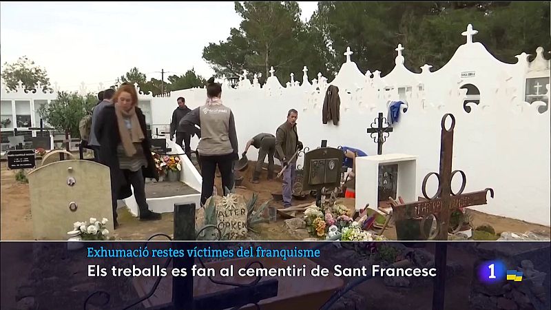 Inicio de la exhumación de la fosa de Sant Francesc (Formentera) | Ver ahora