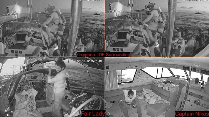 Telediario Fin de Semana - Vuelven los primeros españoles de la flotilla retenidos en Israel