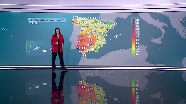El tiempo - Probables rachas muy fuertes de levante en el Estrecho