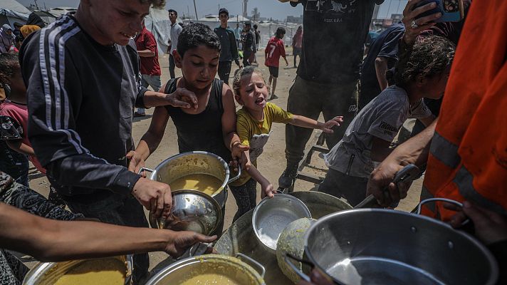 La ayuda humanitaria languidece fuera de Gaza por el bloqueo israelí