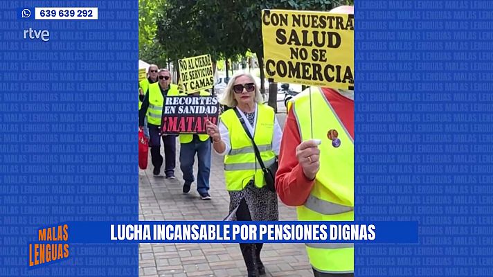 Malas lenguas - Yayoflautas, una lucha incansable por las pensiones dignas.