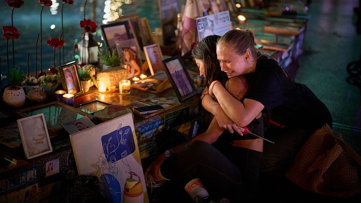Telediario 2 - En Tel Aviv se conmemora el segundo aniversario del atentado del 7 de octubre