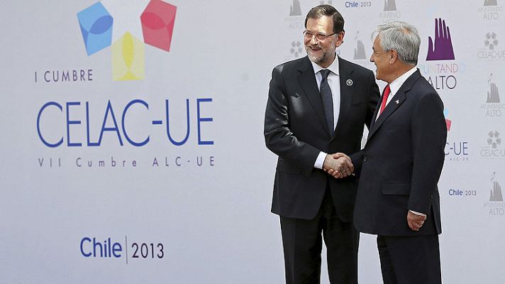 Telediario 1 - La economía europea centra el inicio de la cumbre Celac-UE