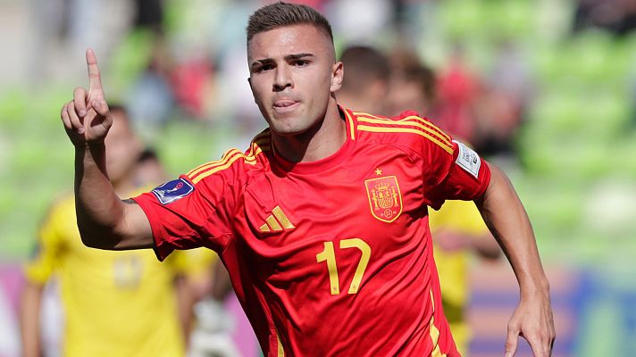  - Pablo García da la victoria a España ante Ucrania en el Mundial Sub-20