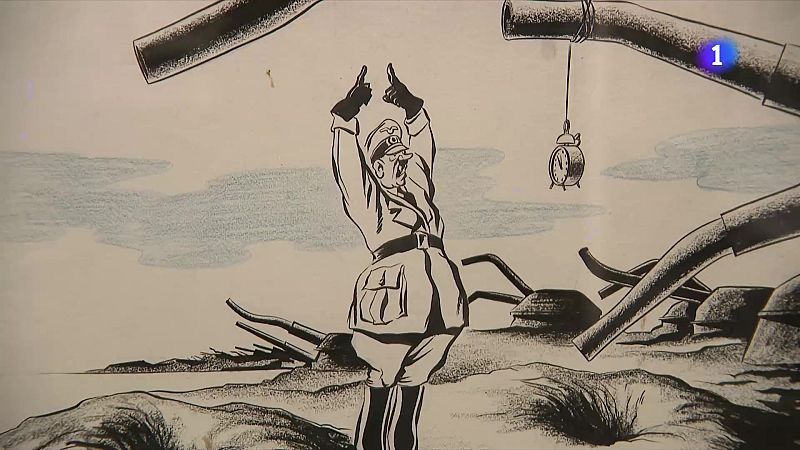 'Tinta contra Hitler': l'horror de la Segona Guerra Mundial en 2.000 caricatures